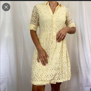 Outback Red Yellow Eyelet Dress Size 0